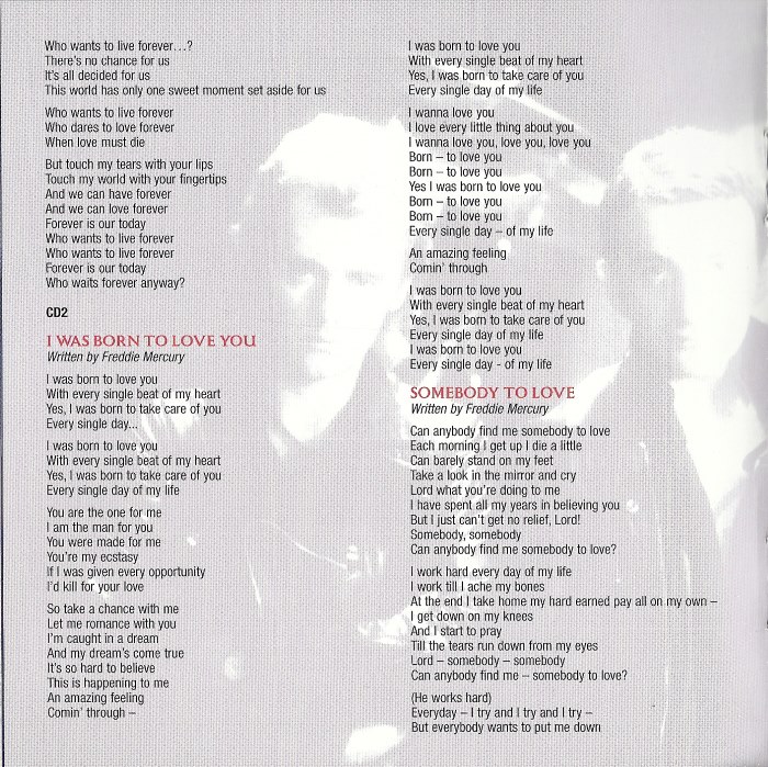 Queen  Forever : Booklet10